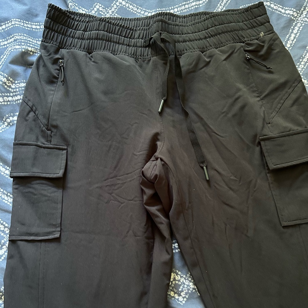 Black track pants
